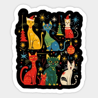 Modern Living Cat Styles Sticker